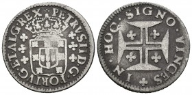 PORTUGAL. Pedro II. 6 Vintens-120 Reis. (1683-1706). Lisboa. Gomes 49.02. Ar. 3,95g. MBC-.