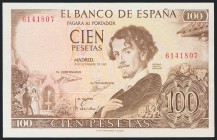 100 Pesetas. 19 de Noviembre de 1965. Sin serie. (Edifil 2017: 470). EBC+.