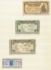 Curioso conjunto de billetes, en su mayoría, del Banco de España, alguno interesante, las calidades son medianas. A EXAMINAR.