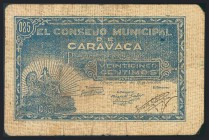 CARAVACA (MURCIA). 25 Céntimos. (1937ca). (González: 1609). RC.