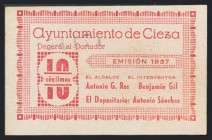 CIEZA (MURCIA). 10 Céntimos. 1937. (González: 1964). EBC.