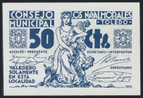 LOS NAVALMORALES (TOLEDO). 50 Céntimos. (1937ca). (González: 3816). SC.