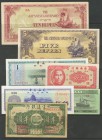 MUNDIAL. Lote compuesto por 41 billetes diferentes de los países: Afganistán, Alemania, China, Croacia, Francia, Japón, Pakistán, Papúa Nueva Guinea, ...