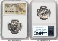 MACEDONIAN KINGDOM. Alexander III the Great (336-323 BC). AR tetradrachm (26mm, 8h). NGC (ungraded) Good. Lifetime issue, Tarsus, ca. 327-323 BC. Head...