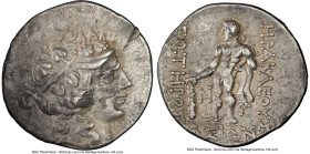 THRACIAN ISLANDS. Thasos. Ca. 2nd-1st centuries BC. AR tetradrachm (32mm, 16.58 gm, 1h). NGC Choice VF 5/5 - 1/5, edge bend, scuffs. Ca. 148-90/80 BC....