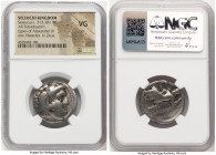 SELEUCID KINGDOM. Seleucus I Nicator (312-281 BC). AR tetradrachm (25mm, 2h). NGC VG. Posthumous issue in the types of Alexander III the Great of Mace...