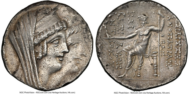 SELEUCID KINGDOM. Cleopatra Thea and Antiochus VIII (125-121 BC). AR tetradrachm...