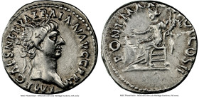 Trajan (AD 98-117). AR denarius (18mm, 5h). NGC Choice VF. Rome, AD 98-99. IMP CAES NERVA TRAIAN AVG GERM, laureate head of Trajan right / PONT MAX TR...