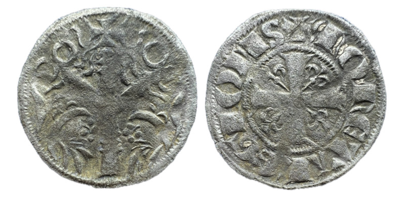 Reino de Castilla y León. Fernando III (1217-1252). Dinero. León. (Bautista-329)...