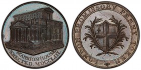 Middlesex, Kempson's copper Penny Token ND MS64 Brown PCGS, D&H-43. MANSION HOUSE ERECTED MDCCLIII. View of building / LONDON PROMISORY PENNY TOKEN. S...