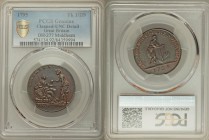 Middlesex, Chelsea copper 1/2 Penny Token 1795 UNC Detail (Cleaned) PCGS, D&H-277. A wheatsheaf / TO LESSEN THE SLAVERY OF SUNDAY BAKING AND PROVIDE F...