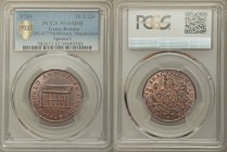 Middlesex, Shackelton Spence's copper 1/2 Penny Token 1794 MS65 Red and Brown PCGS, D&H-477. Edge: PAYABLE IN SUFFOLK - STREET HAYMARKET. Royal Arms, ...