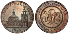 Middlesex, Skidmore's copper 1/2 Penny Token ND (18th Century) MS64 Brown PCGS, D&H-638. Edge: Plain. ST STEPHENS WALBROOK. Building / DEDICATED TO CO...
