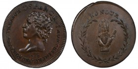 Middlesex, Spence's copper 1/2 Penny Token 1794 MS63 Brown PCGS, D&H-682c. Spence's bust facing left, 1794 below, the "4" retrograde, T * SPENCE * 7 M...