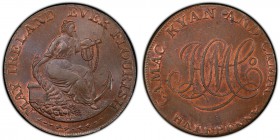 Dublin, Parker's copper 1/2 Penny Token ND (18th Century) MS64 Brown PCGS, D&H-354a. Edge: PAYABLE IN ANGLESEY LONDON OR LIVERPOOL. MAY IRELAND EVER F...