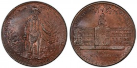 Lothian, Edinburgh copper 1/2 Penny Token 1797 MS65 Brown PCGS, D&H-7. Gardener / The new University. 

HID09801242017