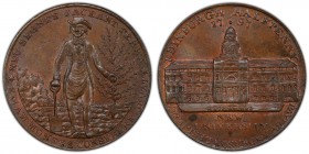 Lothian, Edinburgh copper 1/2 Penny Token 1797 MS64 Brown PCGS, D&H-7. Gardener / The new University. Includes original collector's envelope.

HID0980...