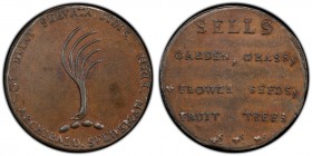 Lothian, Archibald's copper 1/2 Penny Token ND (18th Century) MS64 Brown PCGS, D&H-9a. Edge: Plain. DITAT SERVATA FIDES. IOS ARCHIBALD SEEDSMAN. Palm ...