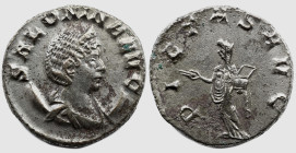 Roman Imperial Salonina. Augusta, AD 254-268. AR Antoninianus , 3.56 g. Viminacium mint. 3rd-4th emission of Valerian I and Gallienus, circa AD 254. D...