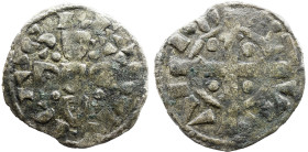 Portugal D. Sancho II (1223-1248) Dinheiro A: REX SANCIVS R: PORTVGAL Ag: 25.02 0.71 g. MBC