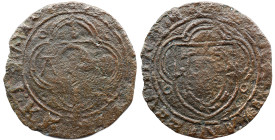Portugal D. Afonso V (1438-1481) Espadim Lisboa AG: 20.-- 1.52g MAL CONSERVADA