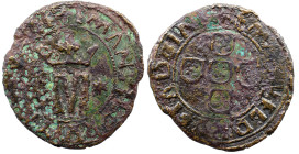 Portugal D. Manuel I (1495-1521) Half Real Lisboa Legend obverse: ---EMANV---:R:P:----------E Legend reverse: -----M--VEL:P:R:P:ET:A:D:GIN--- AG: 08.0...