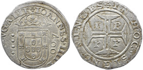 Portugal D. João IV (1640-1656) Cruzado Porto A:IOANNES . IIII . D . G . REX . PORTVGALIE R: IN . HOC . SIGNO . VINCES AG: 100.02 22,10 g BELA