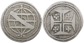 Portugal D. Pedro II (1683-1706) Vintém de esfera Lisboa AG: 18.03 0.94 g MBC