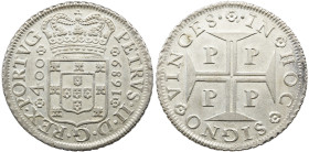 Portugal D. Pedro II (1683-1706) Cruzado 1705 AG: 79.06 17,22 g BELA+