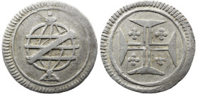 Portugal D. João V (1706-1750) Vintém de Esfera AG: 41.01 0,75g MBC+