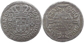 Portugal Mozambique D. José I (1750-1777) 100 Reis 1755 AG: 01.01 Mozambique 1.41 g MBC