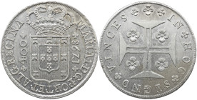 Portugal D. Maria I (1786-1799) New Cruzado Lisbon 1798 AG: 18.10 14.46 g BELA