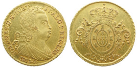 Portugal D. João Regent (1799-1816) Peça (6400 Reis) 1814 Rio AG: 33.22 14.37 g MBC+