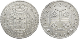 Portugal D. João VI (1816-1826) Cruzado Novo 1820 AG: 12.12 15,22g SOBERBA