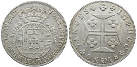 Portugal D. João VI (1816-1826) Cruzado Novo 1823 AG: 12.06A 14,15g SOBERBA