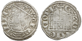 Kingdom of Castille and Leon. Sancho IV (1284-1295). Sevilla. Cornado. . See. 0,73 g. S * * mint mark .
