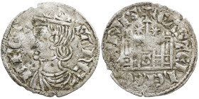 Kingdom of Castille and Leon. Sancho IV (1284-1295). Sevilla. Cornado. . See. 0,59 g. S * * mint mark .