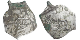 Spain cob 8 reales, 26,59 grams.