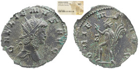 NGC Imperio Romano GALIENUS (253-268). Antoniniano. Roma. NGC MS Obv: GALLIENVS AVG. Busto irradiado para a direita, com ligeiro drapeado. Rev.: ORIEN...