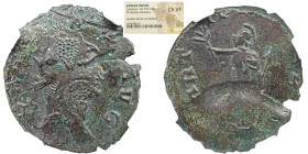 NGC Imperio Romano GALIENUS (253-268). Antoniniano. Roma. NGC CH-VF Golpe duplo com rotação