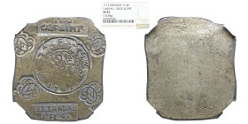 NGC GERMANY German States LANDAU - NGC XF-45 Surrounded by Marshal de Villars, 1713. AR 1 Florin 4 Kreuzer. A matter of siege. Dated 1713. ( 10,38g ) ...