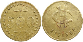 Emergency money Portugal CH ESPINHO BRONZE 500