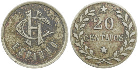 Emergency money Portugal CH ESPINHO BRONZE 20 CENTAVOS