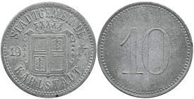 Emergency money Germany 1914-1924 Germany. Karlstadt AD 1916-1922. 10 Pfennig 1917