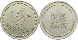 Emergency money 1 PESETA - Mondaris - Meneses Galicia