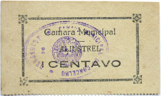 Emergency money Portugal Cédula Câmara Municipal de Aljustrel 1 Centavo ND. MBC+