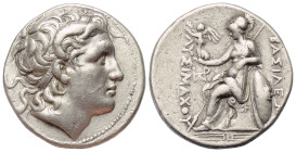 Königreich Thrakien. Lysimachos (306 - 281 v. Chr.).

 Tetradrachme (Silber). Ca. 297 - 281 v. Chr. Magnesia am Mäander.
Vs: Kopf des vergöttlichte...