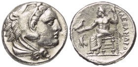 Königreich Makedonien. Alexander III. der Große (336 - 323 v. Chr.).

 Tetradrachme (Silber). Ca. 336 - 323 v. Chr. 'Amphipolis'.
Vs: Kopf des juge...