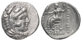 Königreich Makedonien. Alexander III. der Große (336 - 323 v. Chr.).

 Drachme (Silber). Ca. 328 - 320 v. Chr. Arados.
Vs: Kopf des jugendlichen He...