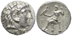 Königreich Makedonien. Alexander III. der Große (336 - 323 v. Chr.).

 Tetradrachme (Silber). Ca. 325 - 320 v. Chr. Kition.
Vs: Kopf des jugendlich...